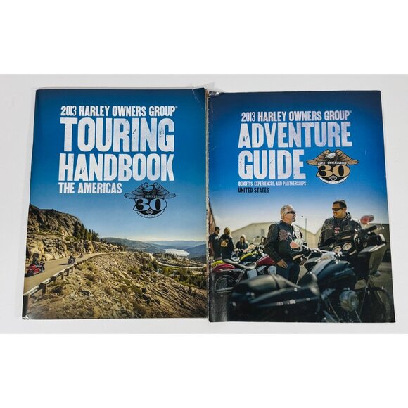 Harley Davidson HOG Touring Handbooks Adventure Guide & Custom Chrome Magazine - Picture 8 of 16